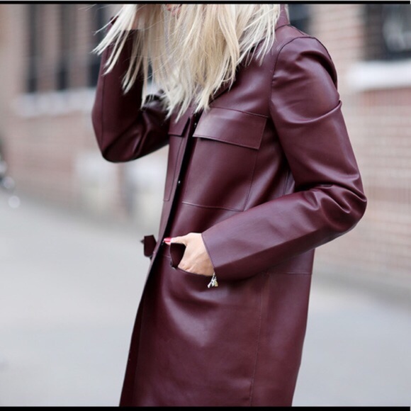 Zara Jackets & Blazers - Zara Faux Leather Jacket